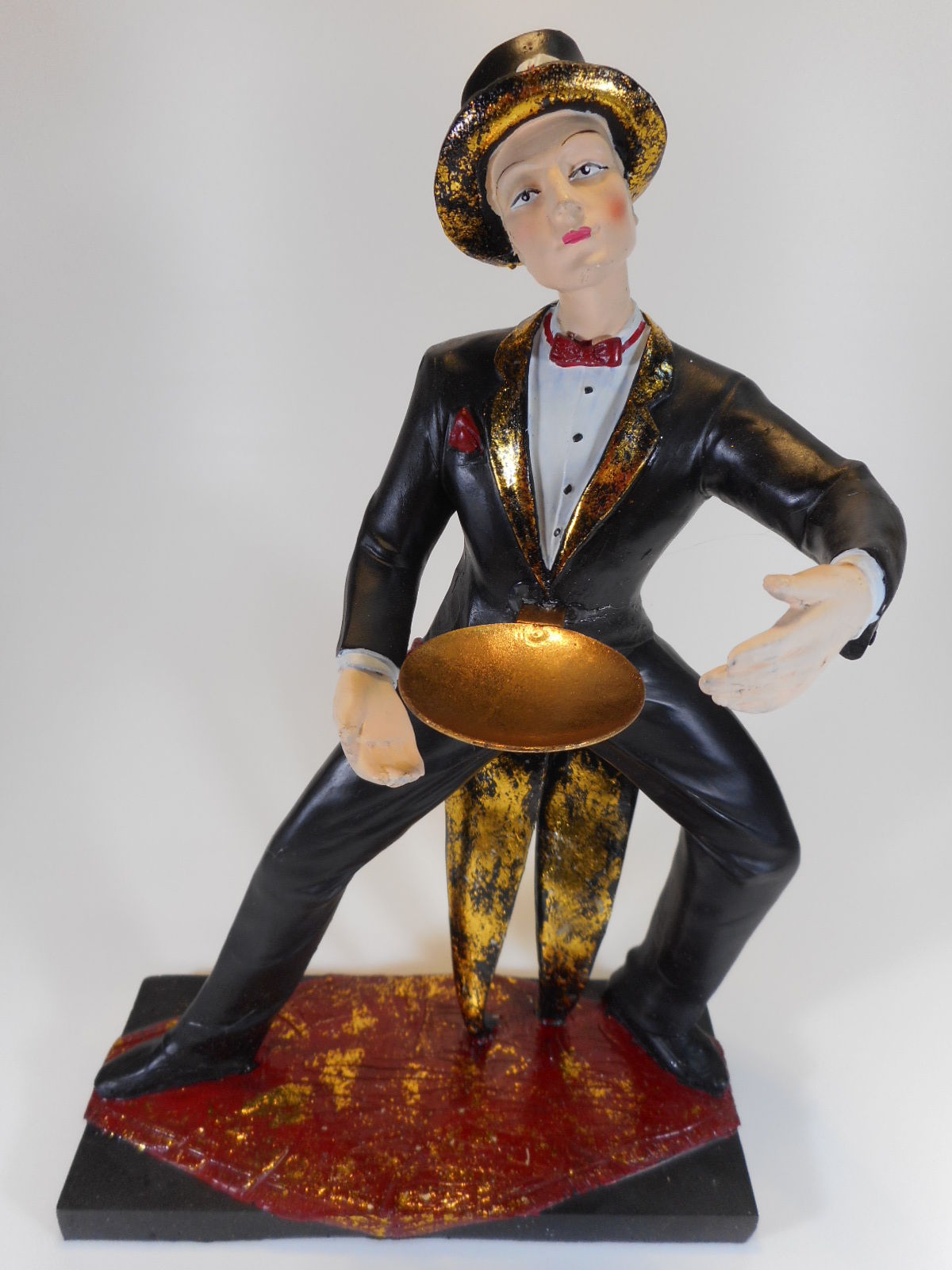 Tischdekoration, "Zauberer Teller" Figur 22cm